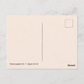 忘れトラックはがき ポストカード (裏面)