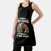 忘れハロウィン私は一年を通して気味悪のまわりにい エプロン (インサイチュ)