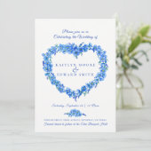 忘れハートア結婚ートの青 招待状 (スタンド正面)