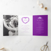忘れハートリース結婚芸術 三つ折りプログラム (内部)