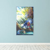 忘れバラ戦の騎士、金と悪魔 キャンバスプリント (インサイチュ (ウッドフロア))