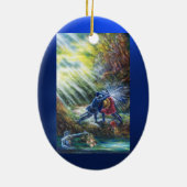 忘れバラ戦の騎士、金と悪魔 セラミックオーナメント (裏面)