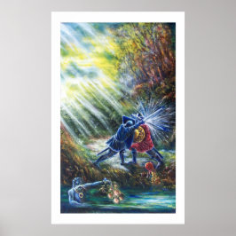 忘れバラ戦の騎士、金と悪魔 ポスター