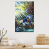 忘れバラ戦の騎士、金と悪魔 ポスター (キッチン)