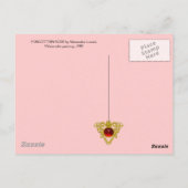 忘れバラ戦の騎士、金と悪魔 ポストカード (裏面)