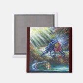 忘れバラ戦の騎士、金と悪魔 マグネット (正面/裏面)