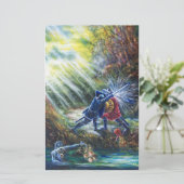 忘れバラ戦の騎士、金と悪魔 便箋 (スタンド正面)