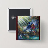 忘れバラ戦の騎士、金と悪魔 缶バッジ (正面&裏面)