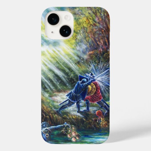 忘れバラ戦の騎士、金と悪魔 Case-Mate iPhoneケース (裏面)