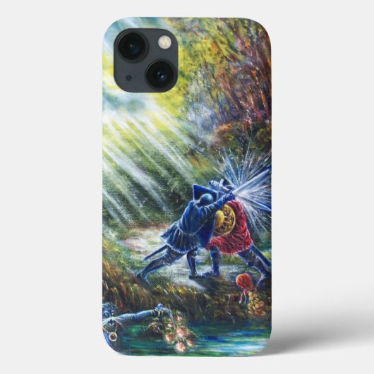 忘れバラ戦の騎士、金と悪魔 Case-Mate iPhoneケース (裏面)