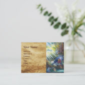 忘れバラ戦闘騎士、悪魔、羊皮紙 名刺 (スタンド正面)