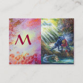 忘れバラ戦騎士、金、悪魔のピンク 名刺 (裏面)