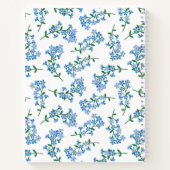 忘れパターンなしモノグラムの ノートブック (裏面)