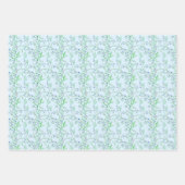 忘れフローラデザイン ラッピングペーパーシート (正面)