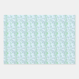 忘れフローラデザイン ラッピングペーパーシート