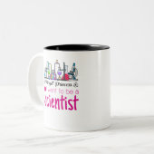 忘れプリンセスが科学者になりたい ツートーンマグカップ (正面左)