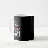 忘れプリンセスでは黒帯か コーヒーマグカップ (正面左)