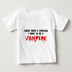 忘れプリンセスで私は吸血鬼になりたい ベビーTシャツ