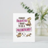 忘れプリンセスの古生物学者になりたい ポストカード (スタンド正面)