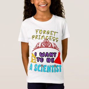 忘れプリンセスは女の子の科学者になりたい Tシャツ
