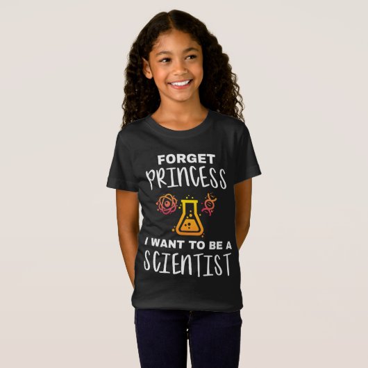 忘れプリンセスは若い科学者になりたい Tシャツ (正面フル)