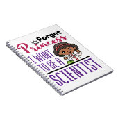 忘れプリンセスサイエンティスト女子アフリカ系アメリカ ノートブック (右側)