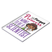 忘れプリンセスサイエンティスト女子アフリカ系アメリカ ノートブック (左側)