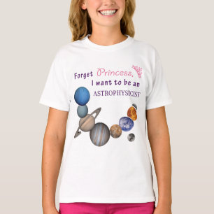 忘れプリンセス-天体物理学者 Tシャツ