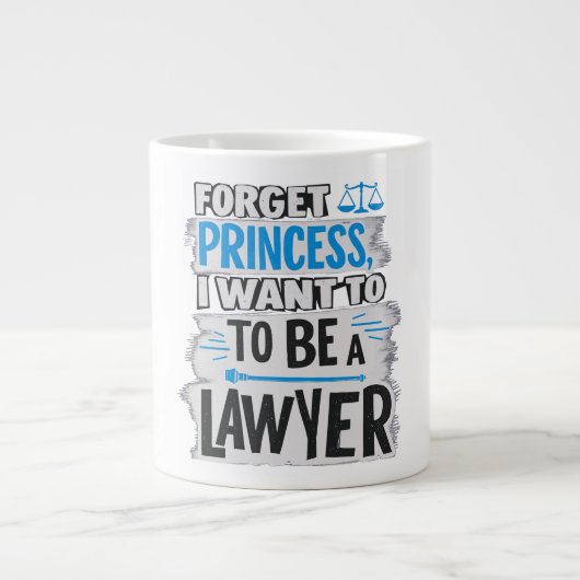 忘れプリンセス、弁護士になりたい ジャンボコーヒーマグカップ (正面)