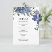 忘れモダン私はフローラ結婚の詳細 エンクロージャーカード (スタンド正面)