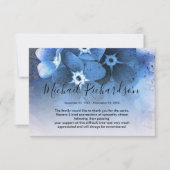 忘れモダン私は花を記念しない サンキューカード (正面)