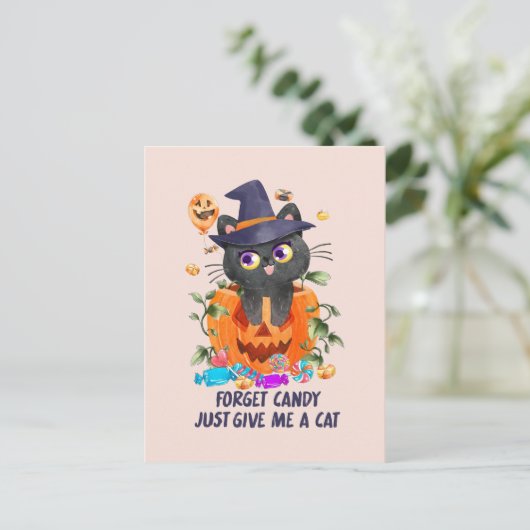 忘れ与えおお菓子 ポストカード (スタンド正面)