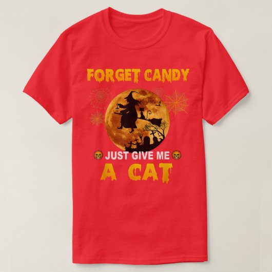 忘れ与えお菓子を欲しい Tシャツ (デザイン正面)