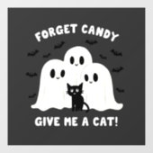 忘れ与え猫のハロウィン不気味 ウィンドウサイン (シート)