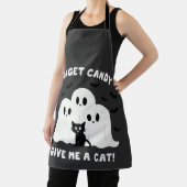 忘れ与え猫のハロウィン不気味 エプロン (インサイチュ)