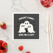 忘れ与え猫のハロウィン不気味 スタンダードカクテルナプキン (インサイチュ)