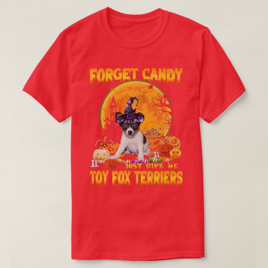 忘れ与えCandy Just Meおもちゃキツネテリアズカボチャ Tシャツ (デザイン正面)