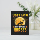 忘れ与えCandy Just Me馬アイディア馬ライダー ポストカード (スタンド正面)