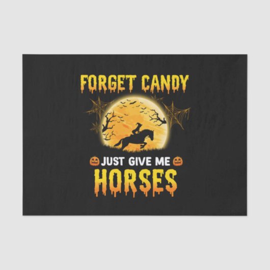 忘れ与えCandy Just Me馬アイディア馬ライダー 薄葉紙 (正面)
