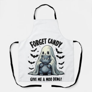 忘れ与えCandy Meモー Deng Halloween幽霊 エプロン