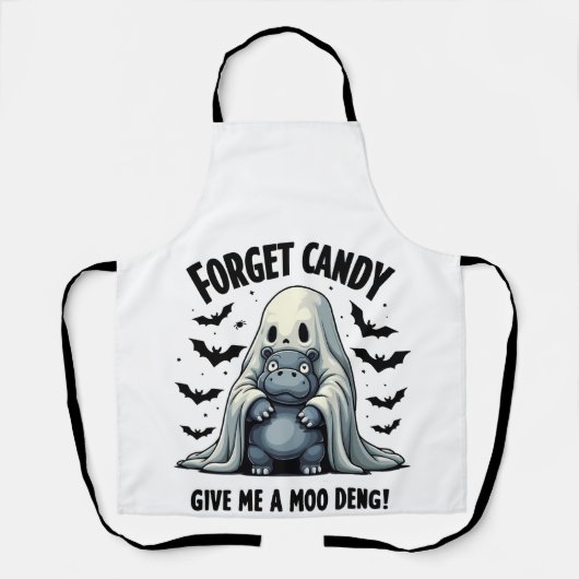 忘れ与えCandy Meモー Deng Halloween幽霊 エプロン (正面)