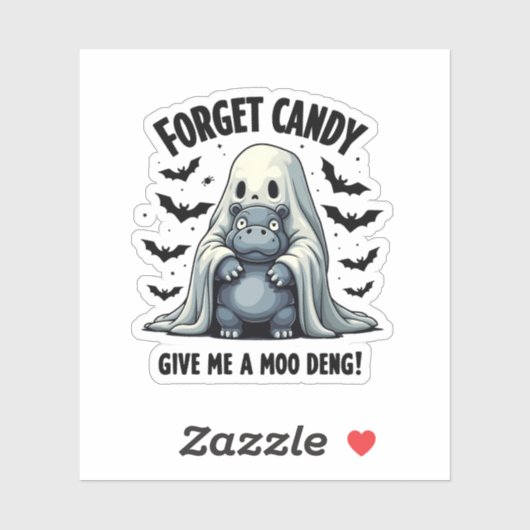 忘れ与えCandy Meモー Deng Halloween幽霊 シール (シート)