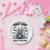 忘れ与えCandy Meモー Deng Halloween幽霊 ペーパープレート (パーティー)