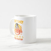 忘れ与えCandy Me Bernese Mountain Halloween コーヒーマグカップ (正面左)