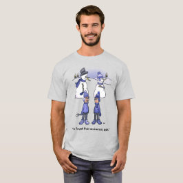 忘れ周年男子グレーTシャツ Tシャツ
