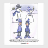 忘れ周年記念ステッカー シール (シート)