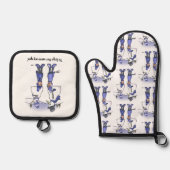 忘れ周年 鍋つかみ&鍋敷きセット (正面)