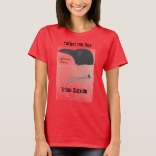 忘れ外部の考えヴィンテージ攻撃 Tシャツ