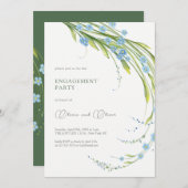 忘れ婚約パーティ招待状 招待状 (正面/裏面)