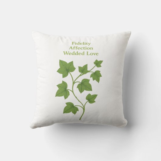 忘れ愛、思い出 クッション (裏面)